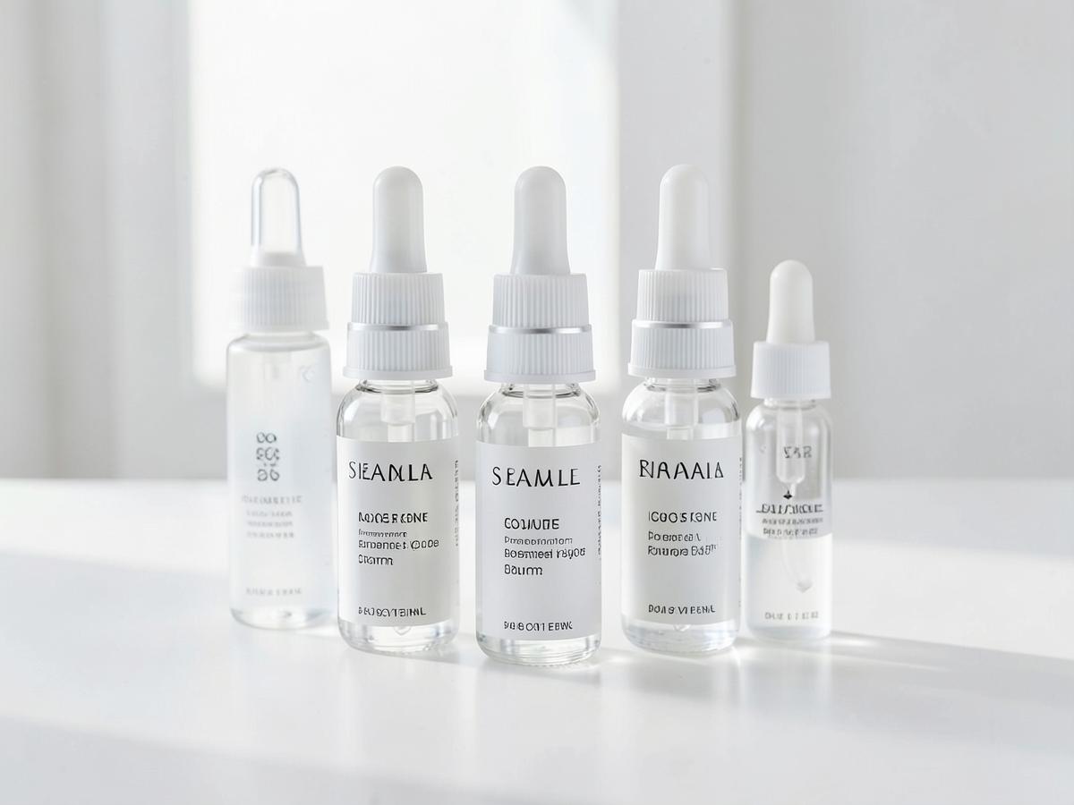 Professionelles Serum für die Kabinenbehandlung im Kosmetikstudio